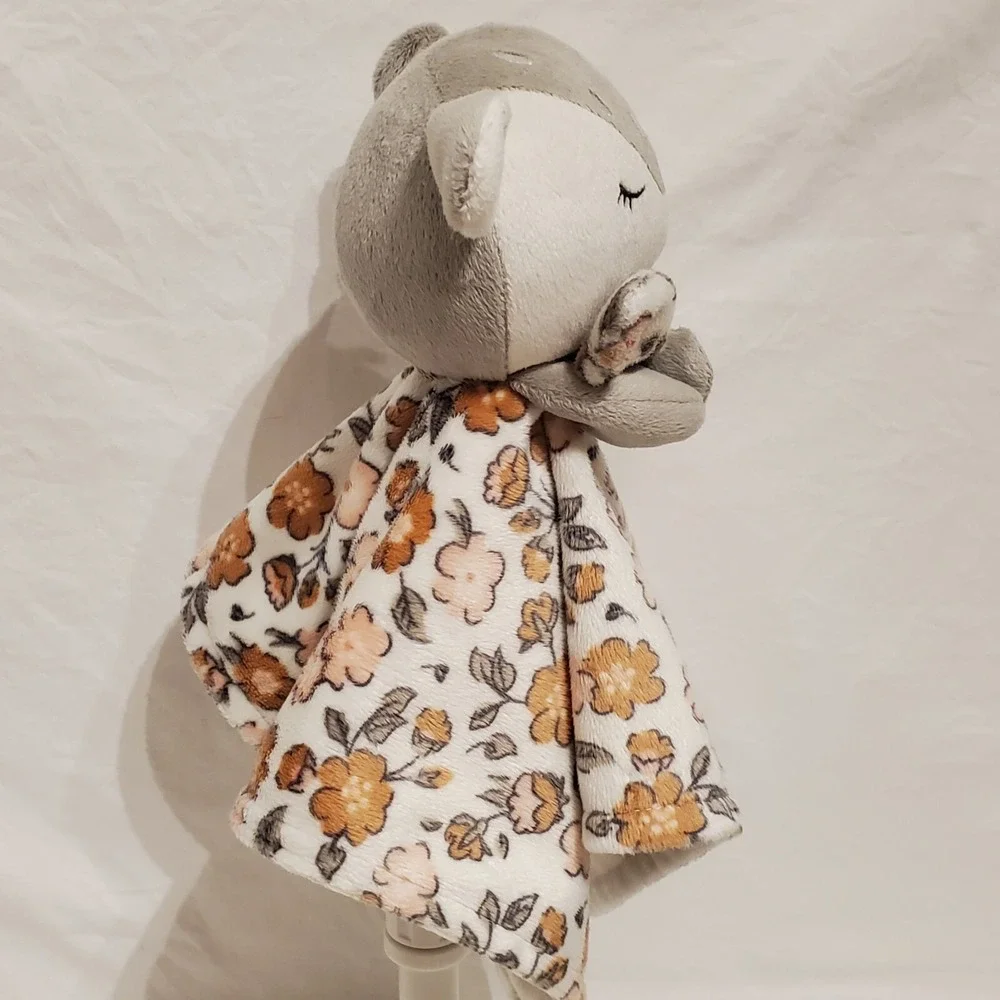 Gerber Modern Moments Baby Pink Deer Fawn Security‎ Blanket Lovey Soft 12X12
